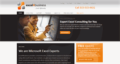 Desktop Screenshot of excel4business.com
